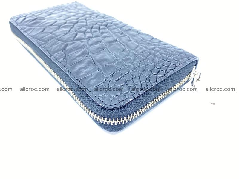Crocodile skin wallet with zip 980