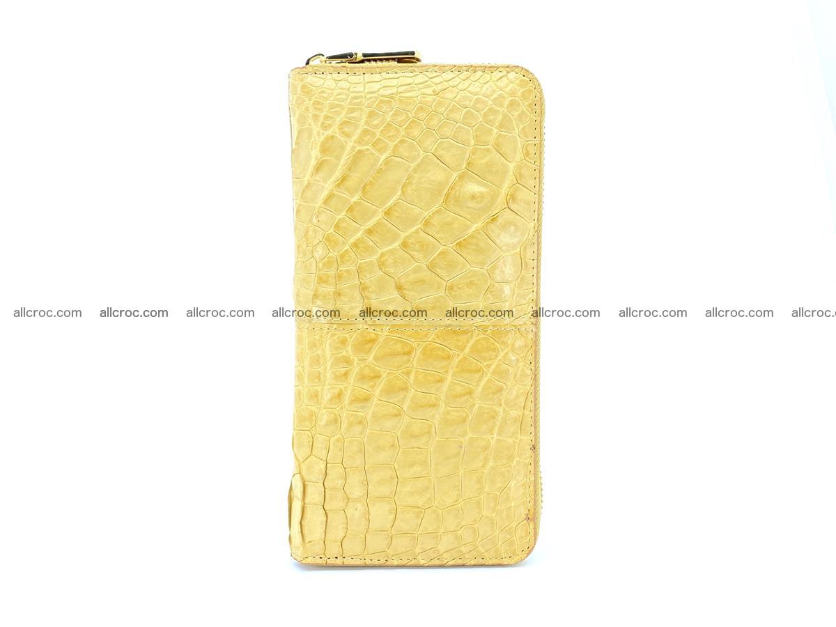 Crocodile skin wallet with zip 981 Foto 5