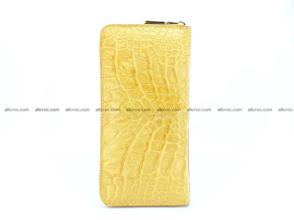 Crocodile skin wallet with zip 981 Foto 4