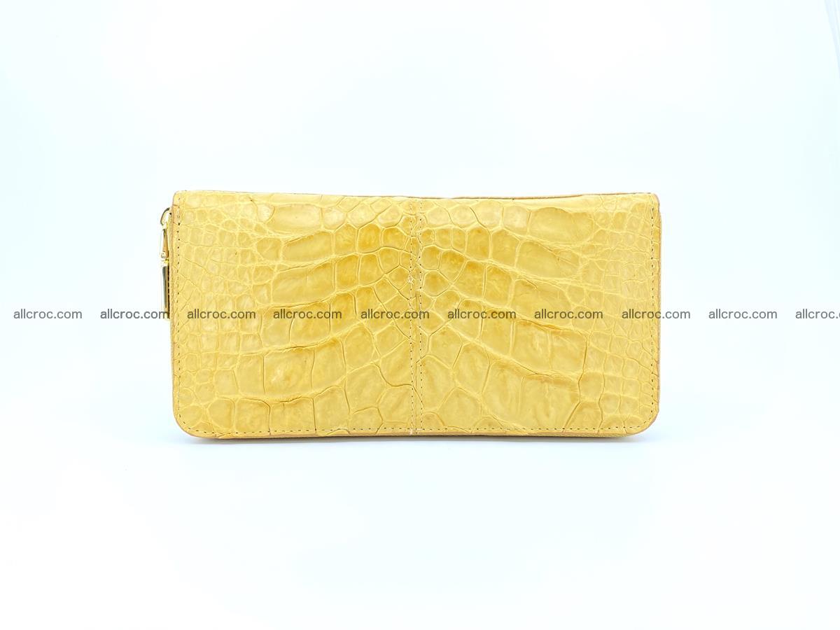 Crocodile skin wallet with zip 981 Foto 1