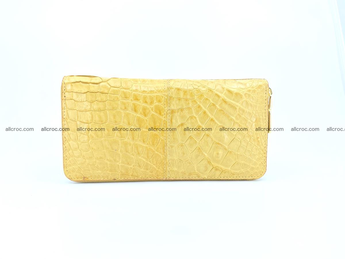 Crocodile skin wallet with zip 981 Foto 0