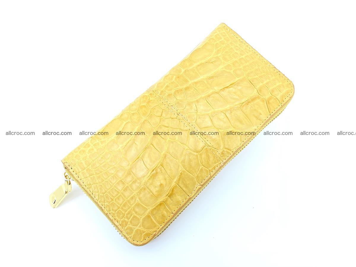 Crocodile skin wallet with zip 981 Foto 6