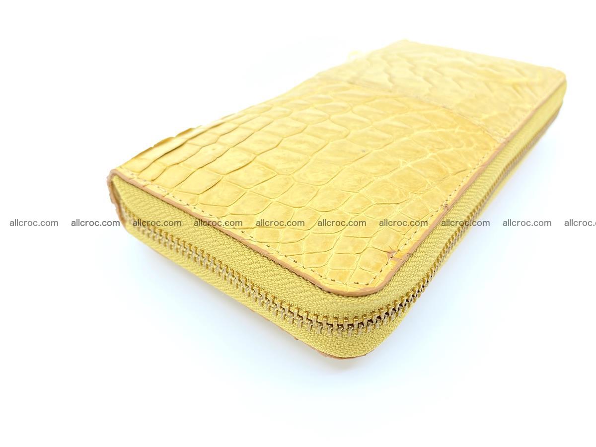 Crocodile skin wallet with zip 981 Foto 8