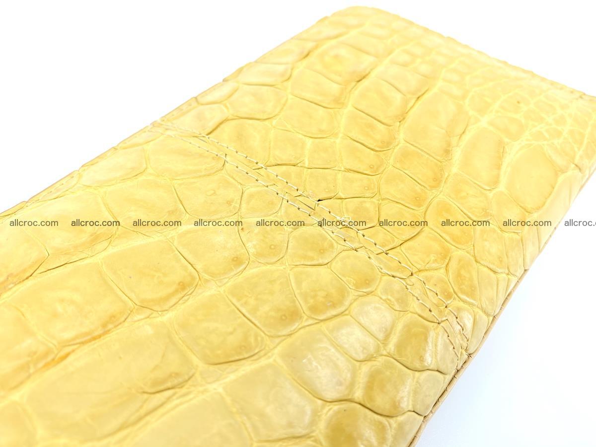 Crocodile skin wallet with zip 981 Foto 10