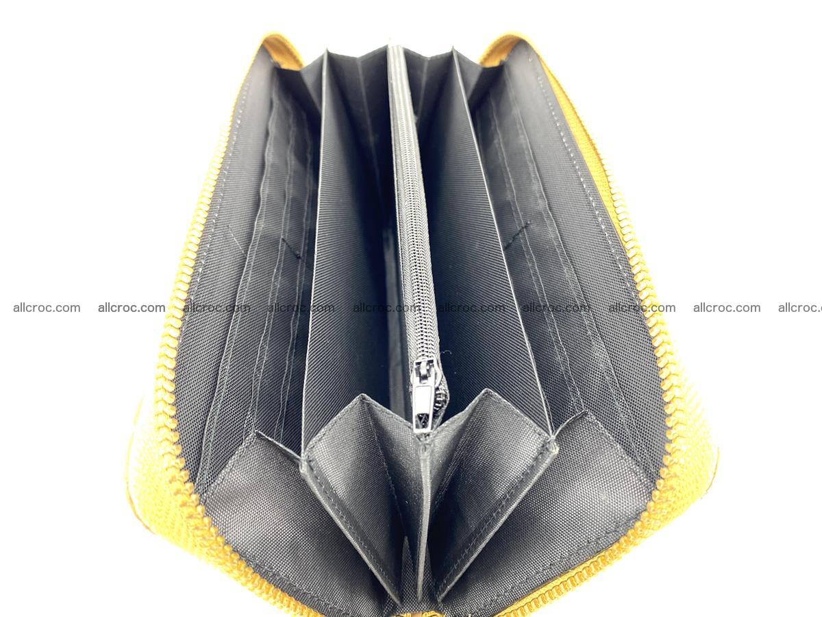 Crocodile skin wallet with zip 981 Foto 14
