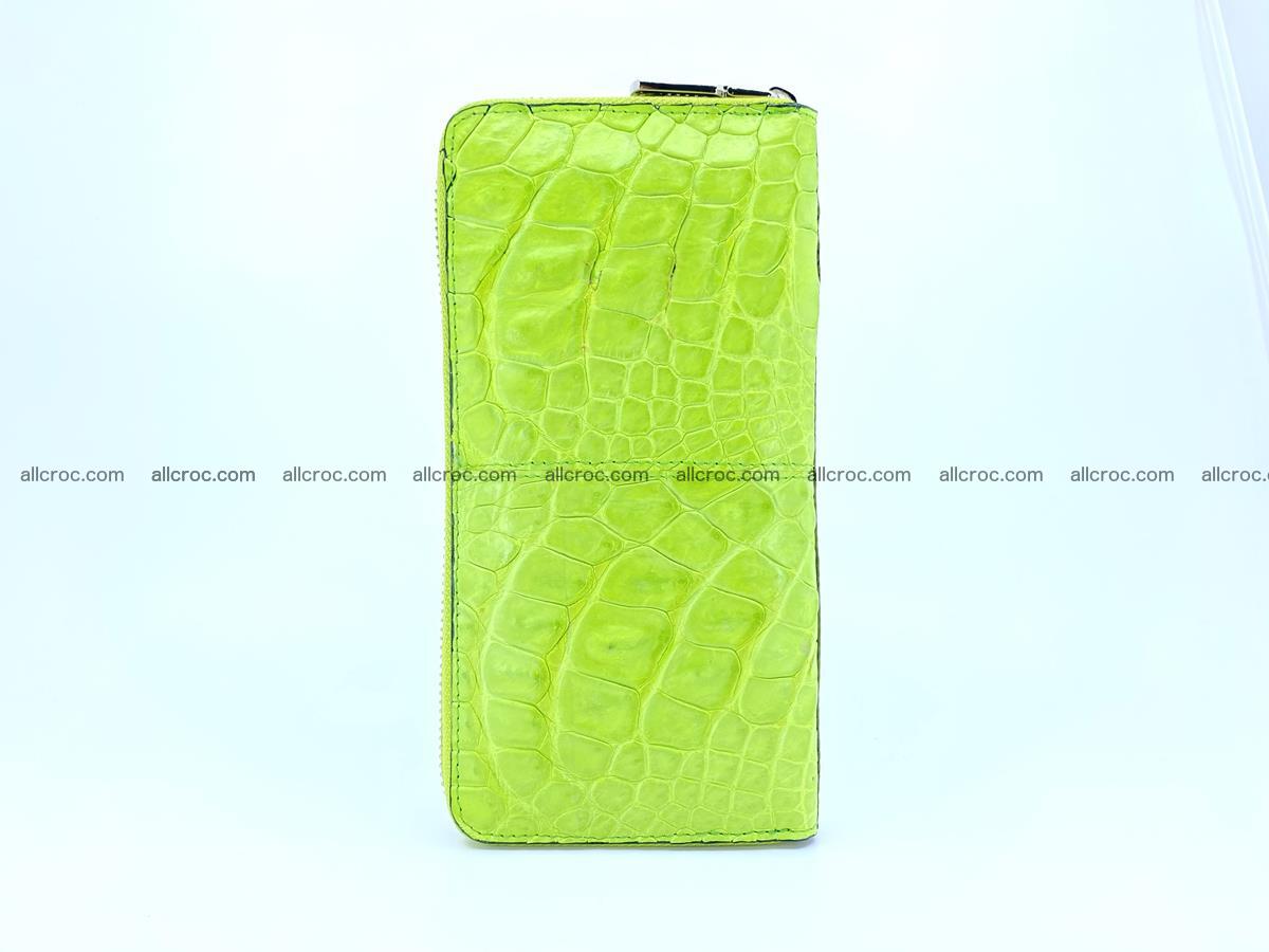 Crocodile skin wallet with zip 983 Foto 5