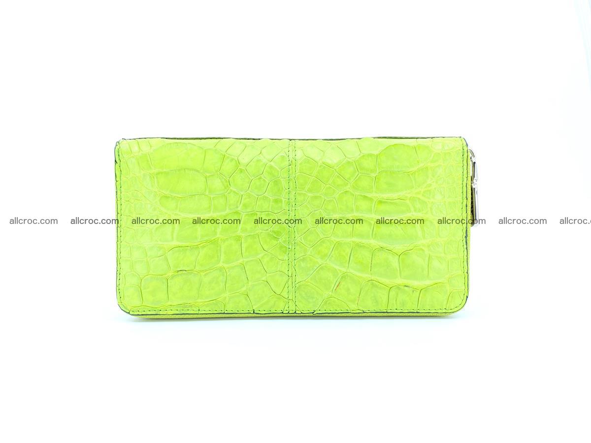Crocodile skin wallet with zip 983 Foto 1