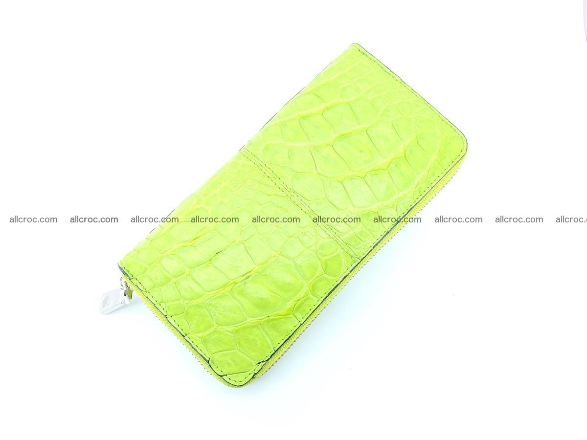 Crocodile skin wallet with zip 983 Foto 6