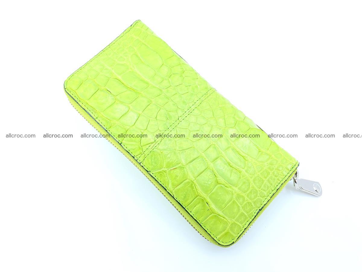 Crocodile skin wallet with zip 983 Foto 9