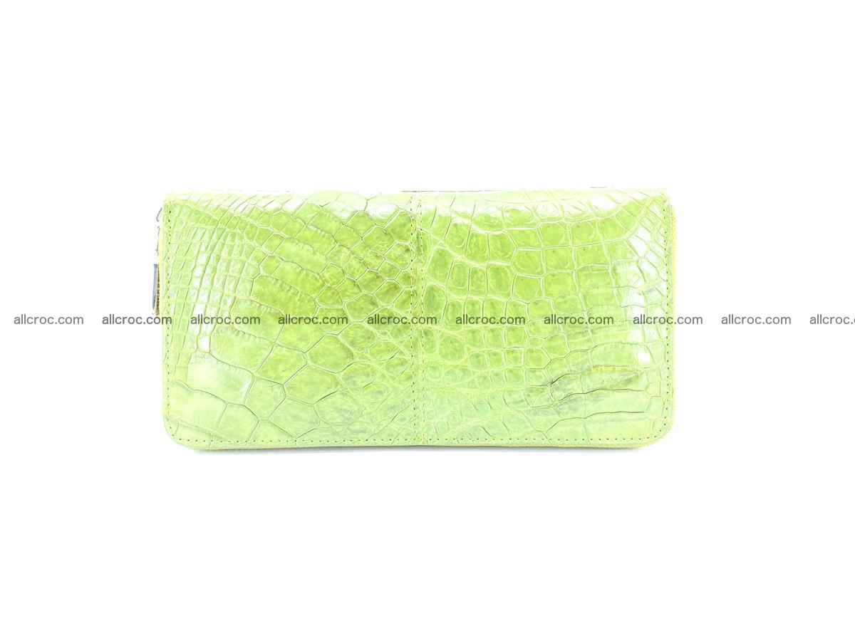 Crocodile skin wallet with zip 984 Foto 1