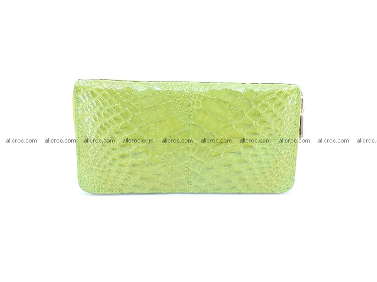 Crocodile skin wallet with zip 984 Foto 0