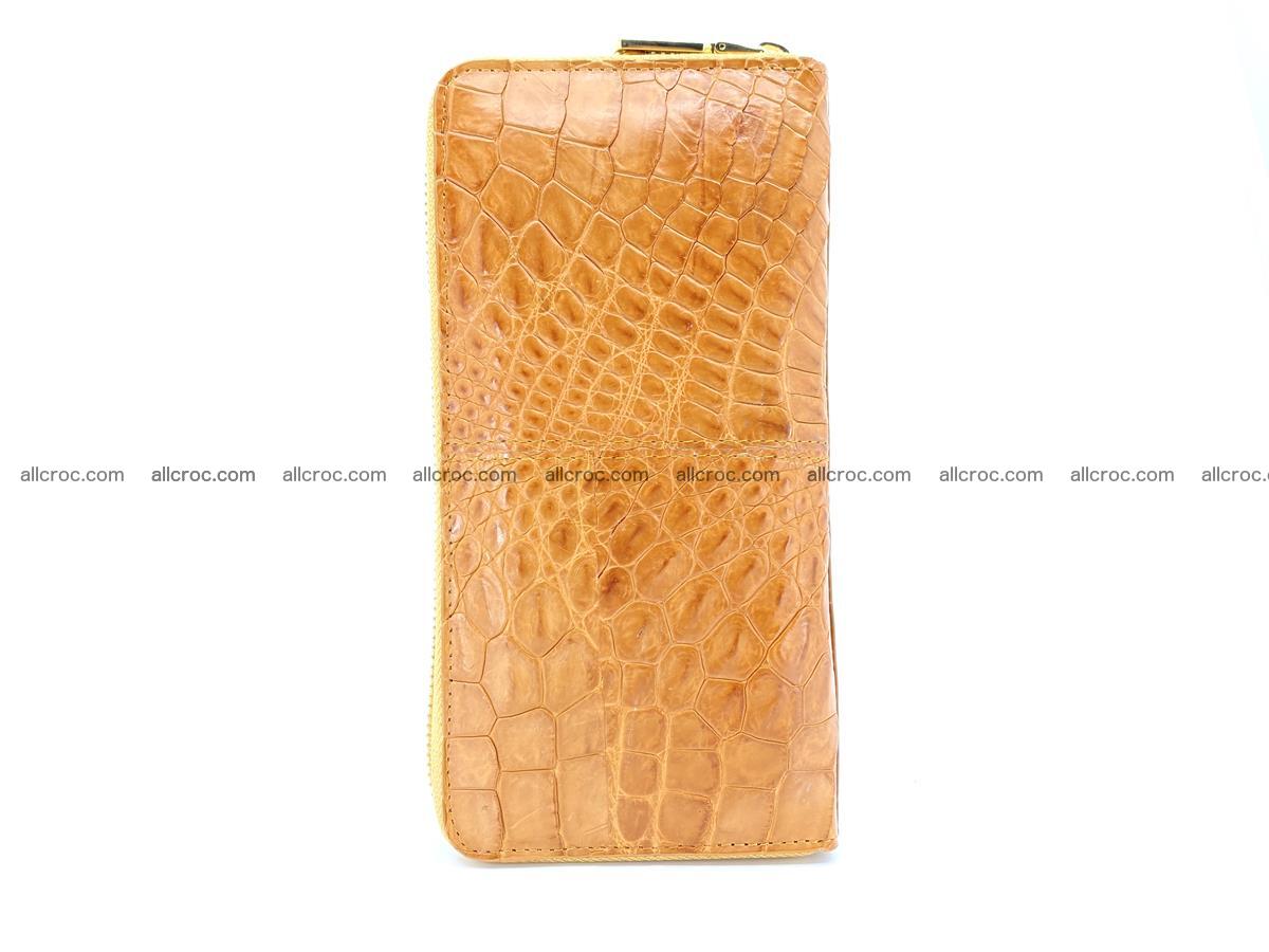 Crocodile skin wallet with zip 985 Foto 4