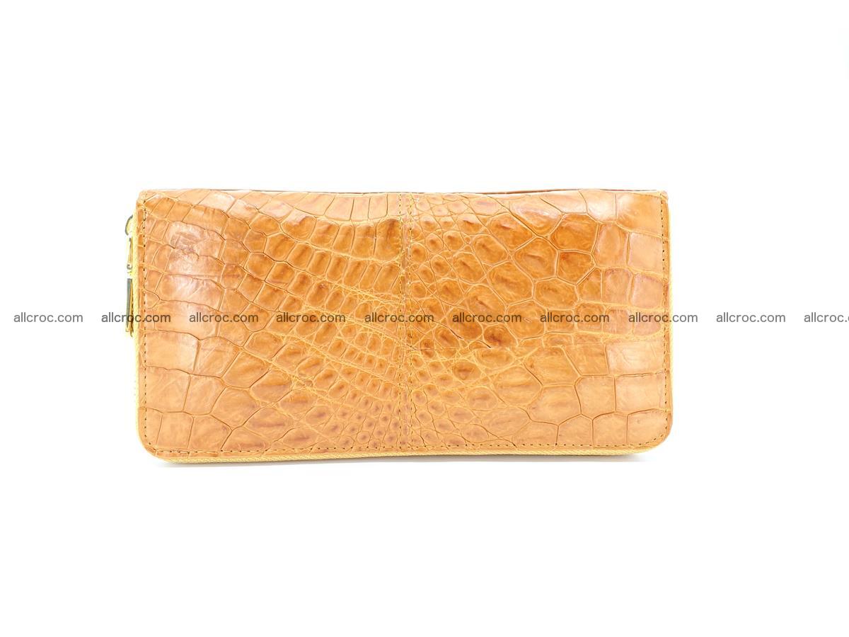 Crocodile skin wallet with zip 985 Foto 1