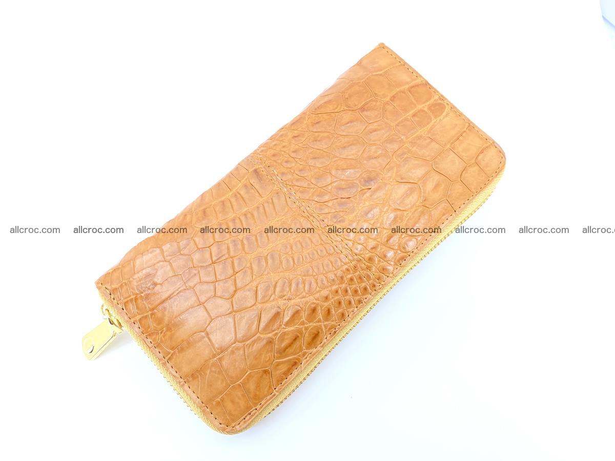 Crocodile skin wallet with zip 985 Foto 6