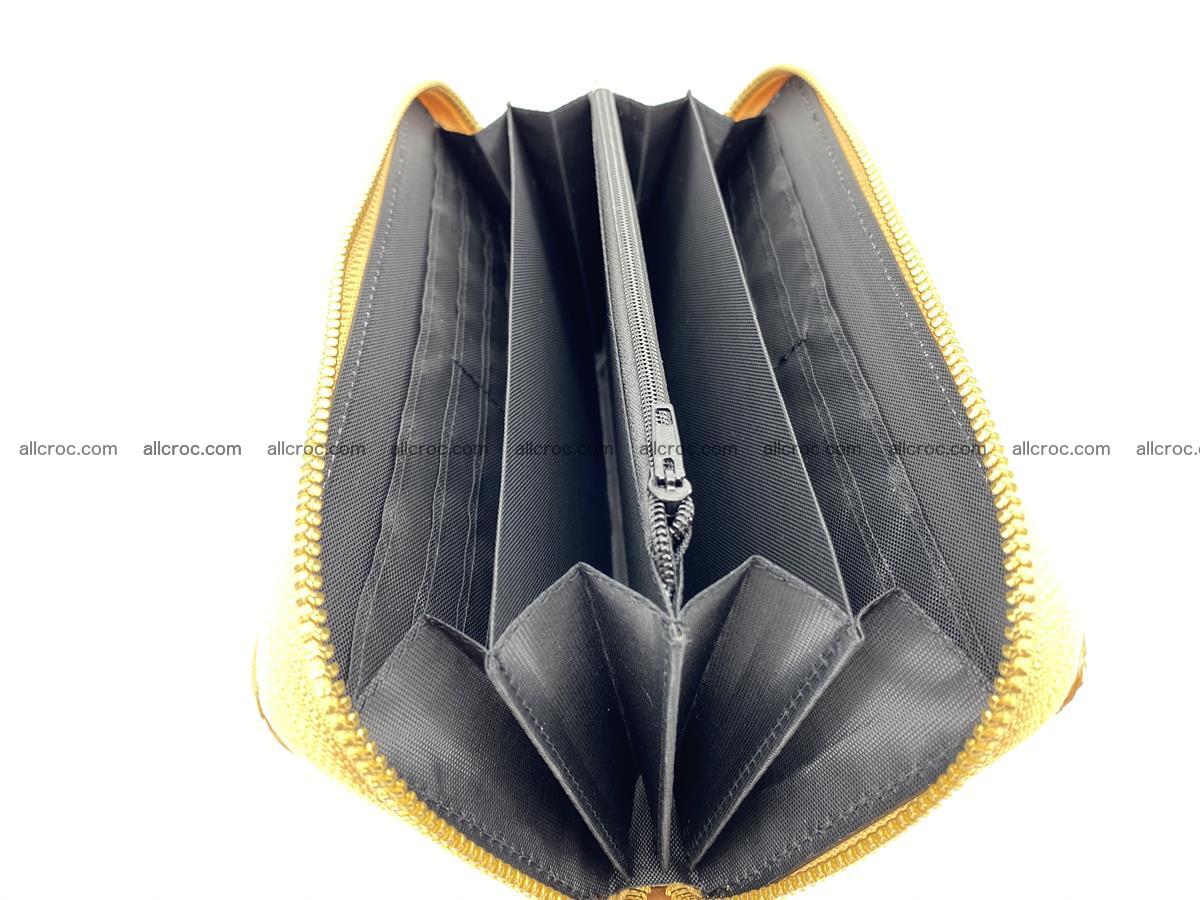 Crocodile skin wallet with zip 985 Foto 14