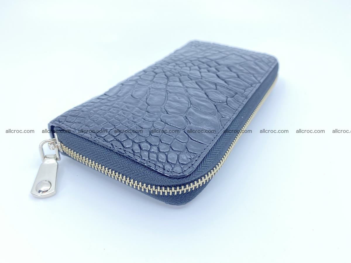 Crocodile skin wallet with zip 1150 Foto 0