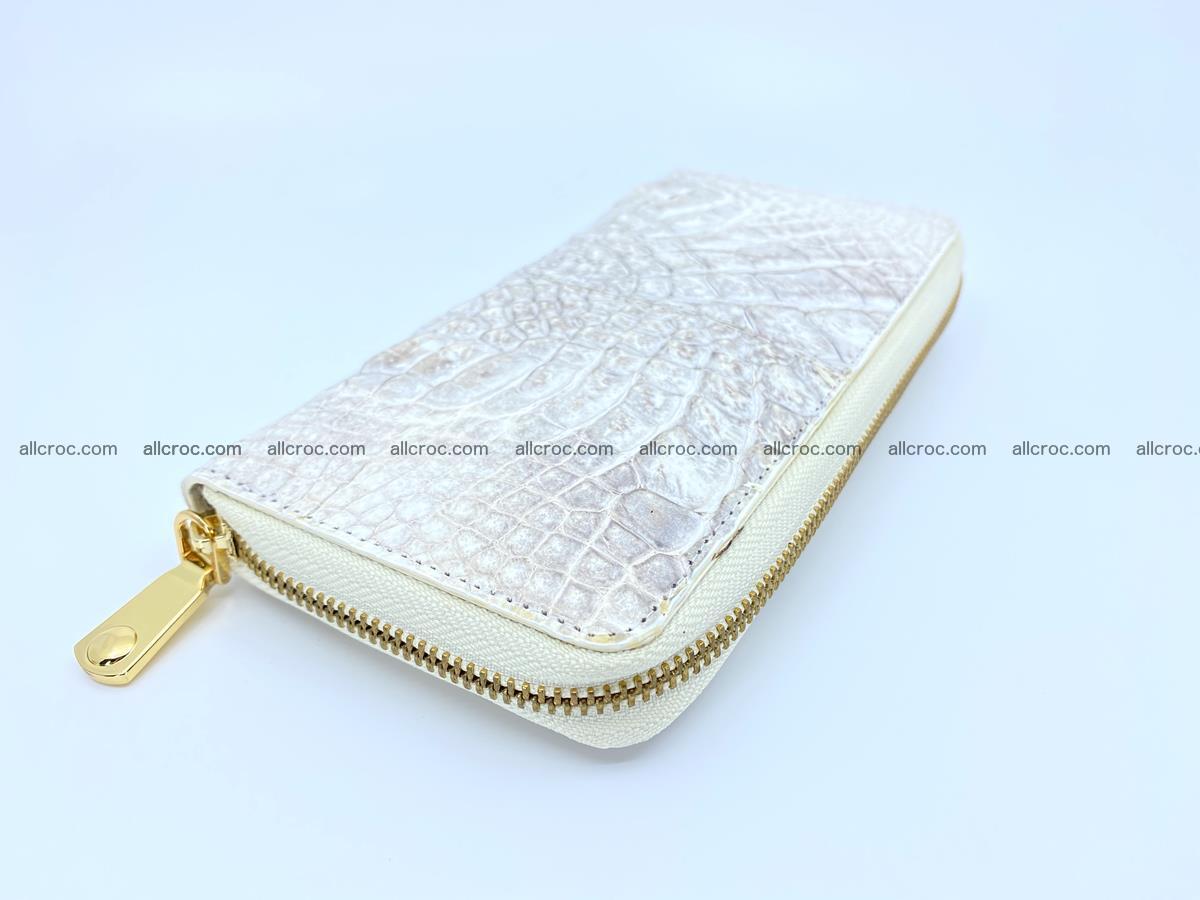 Crocodile skin wallet with zip 1156 Foto 0