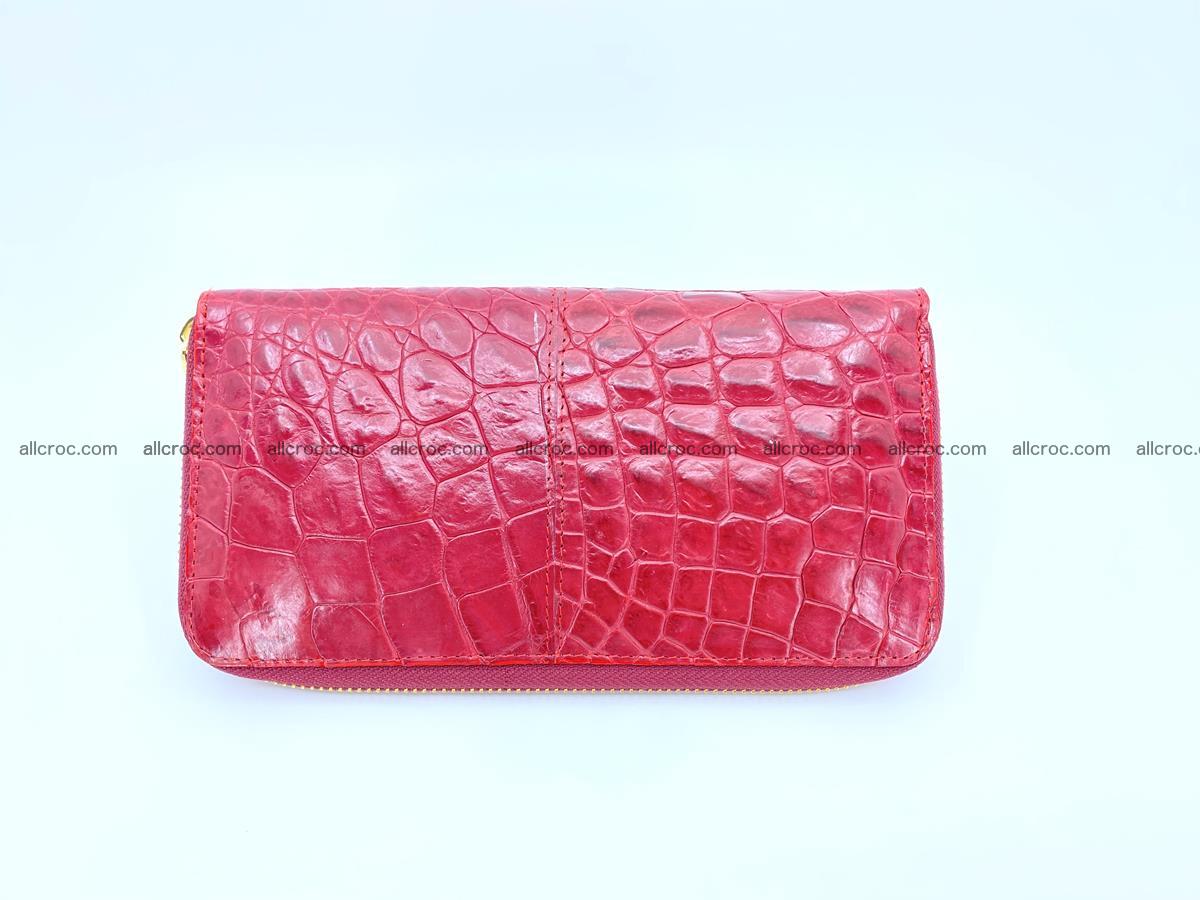 Crocodile skin wallet with zip 1152 Foto 1