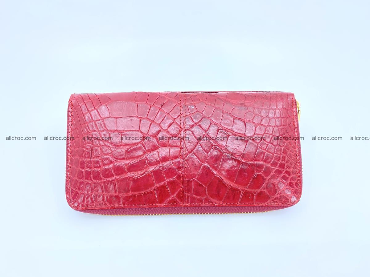 Crocodile skin wallet with zip 1152 Foto 2