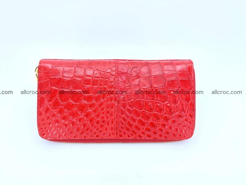 Crocodile skin wallet with zip 1151