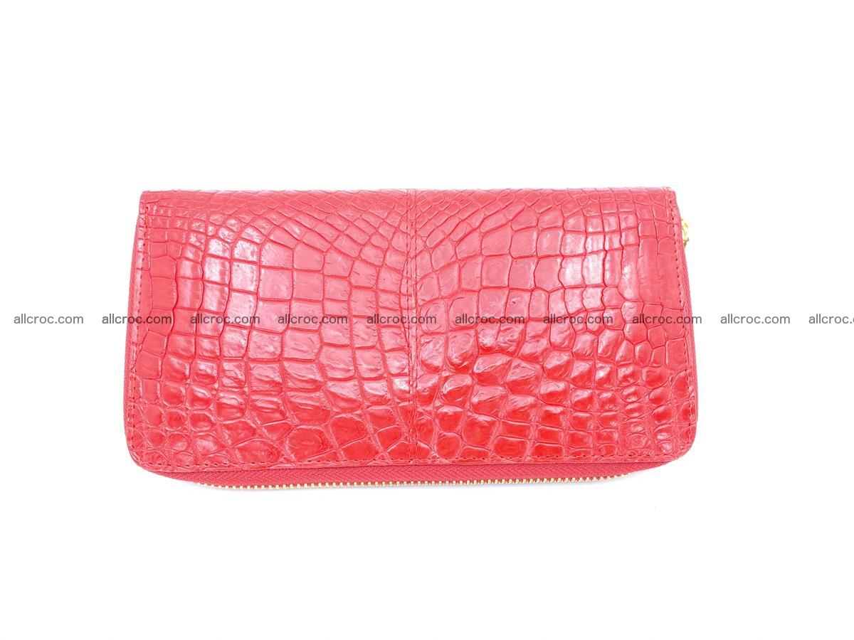 Crocodile skin wallet with zip 1151 Foto 1