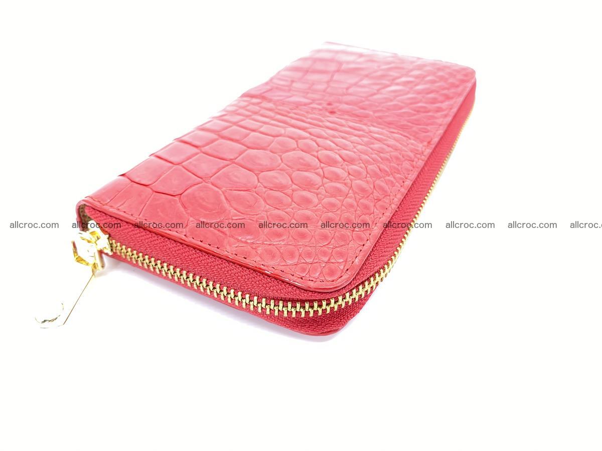 Crocodile skin wallet with zip 1151 Foto 0