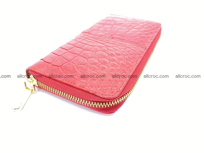 Crocodile skin wallet with zip 1151