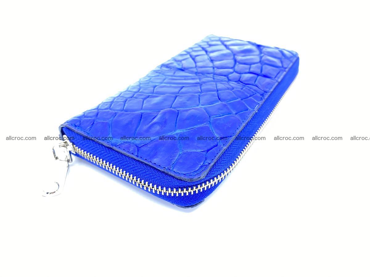 Crocodile skin wallet with zip 1153 Foto 0