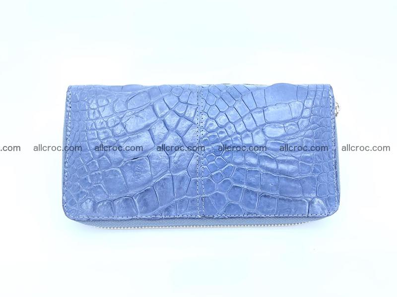 Crocodile skin wallet with zip 1155