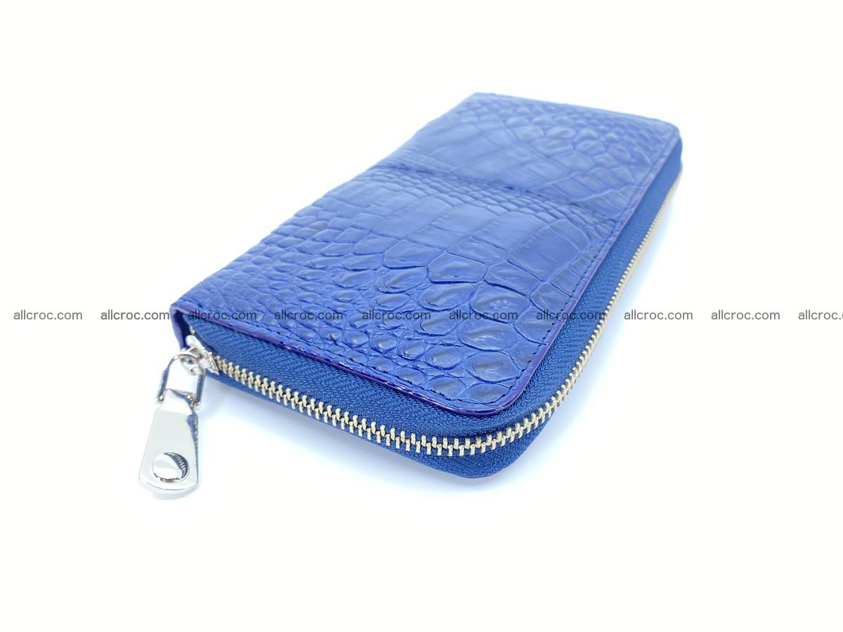Crocodile skin wallet with zip 1154 Foto 0