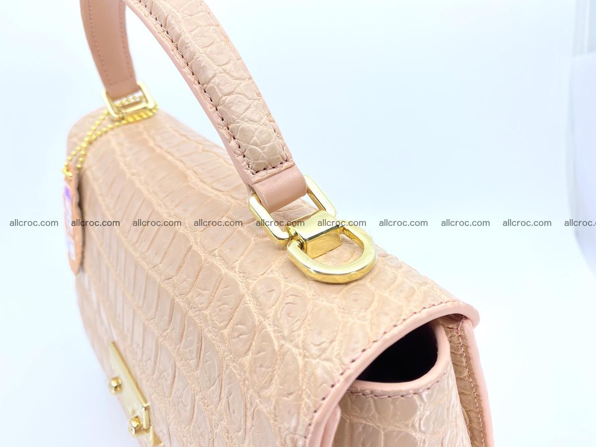 Crocodile skin women's handbag 1325 Foto 6