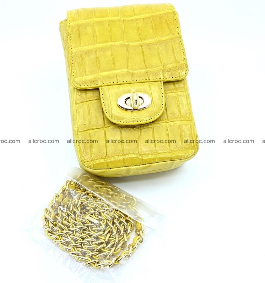 Crocodile skin women's handbag 1326 Foto 3