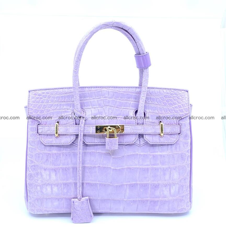 Crocodile skin women's handbag 1328 Foto 0