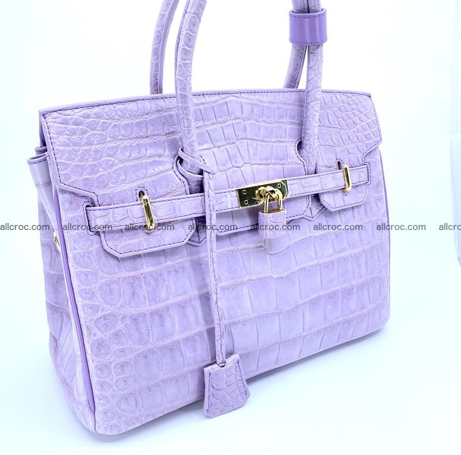 Crocodile skin women's handbag 1328 Foto 1