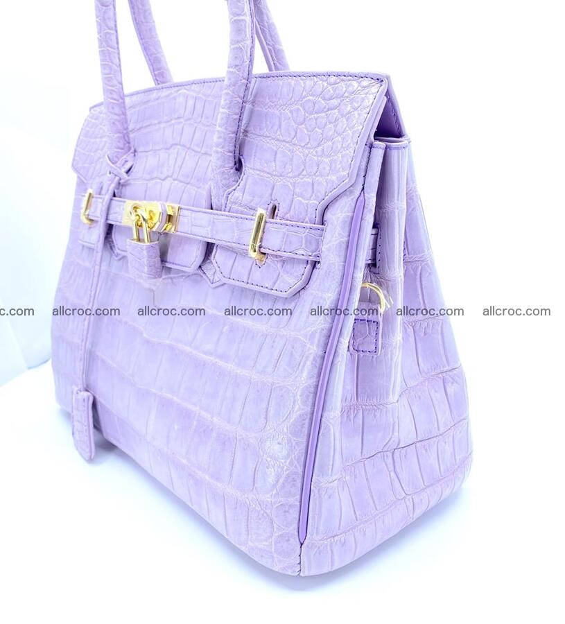 Crocodile skin women's handbag 1328 Foto 3