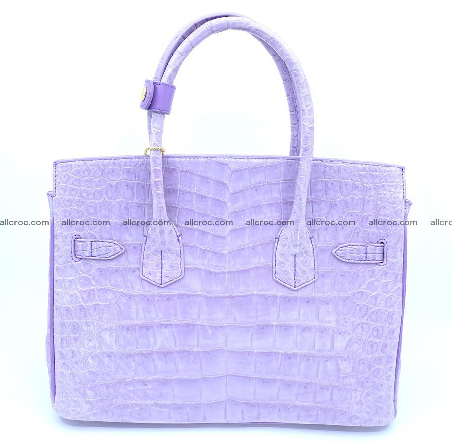 Crocodile skin women's handbag 1328 Foto 4