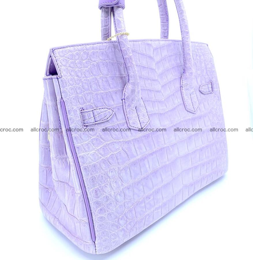 Crocodile skin women's handbag 1328 Foto 6