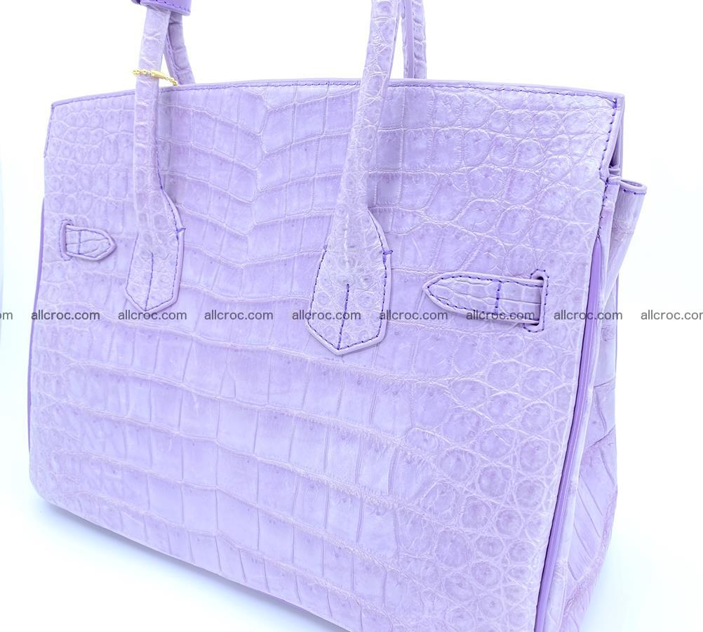 Crocodile skin women's handbag 1328 Foto 7