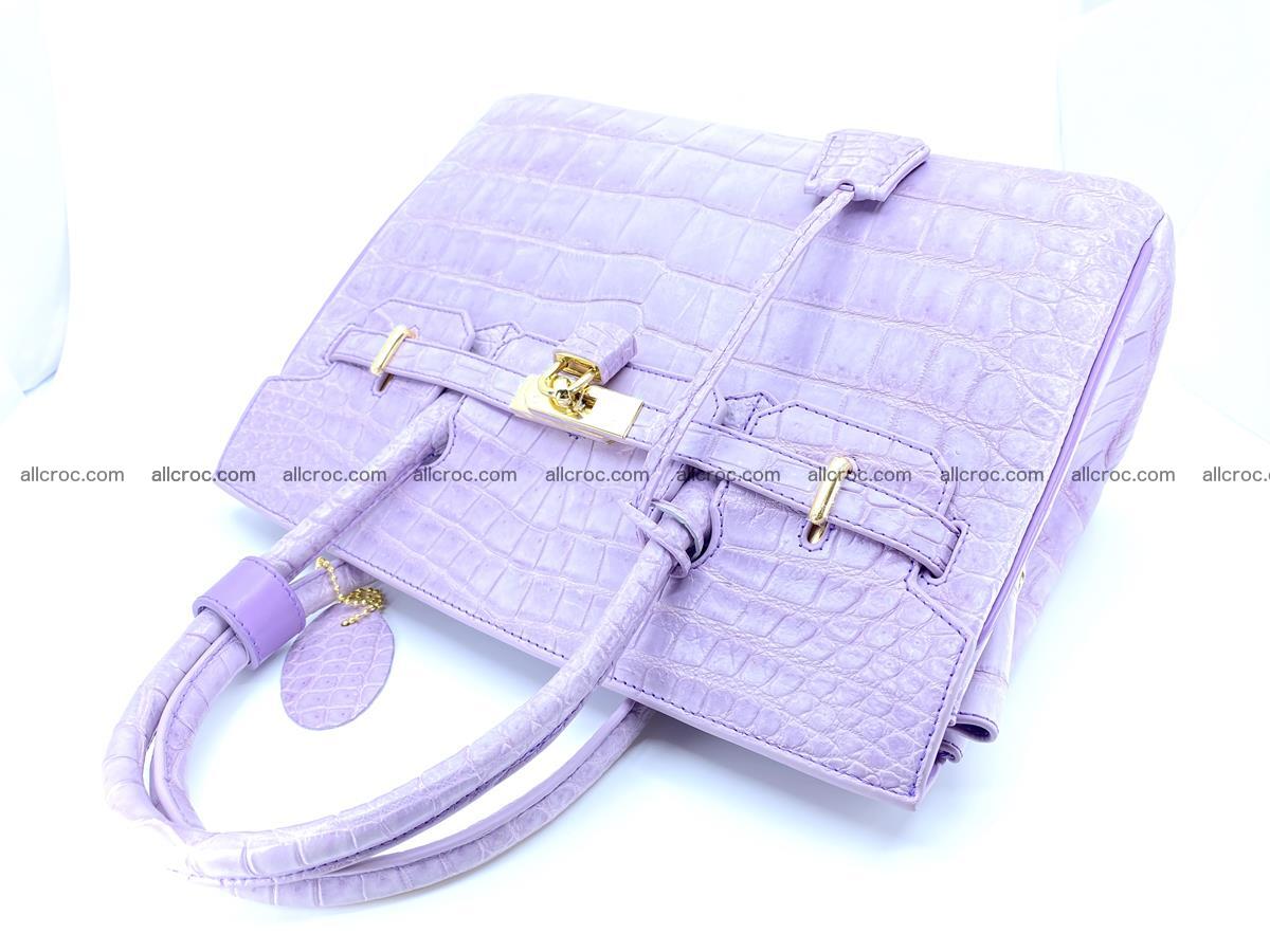 Crocodile skin women's handbag 1328 Foto 9