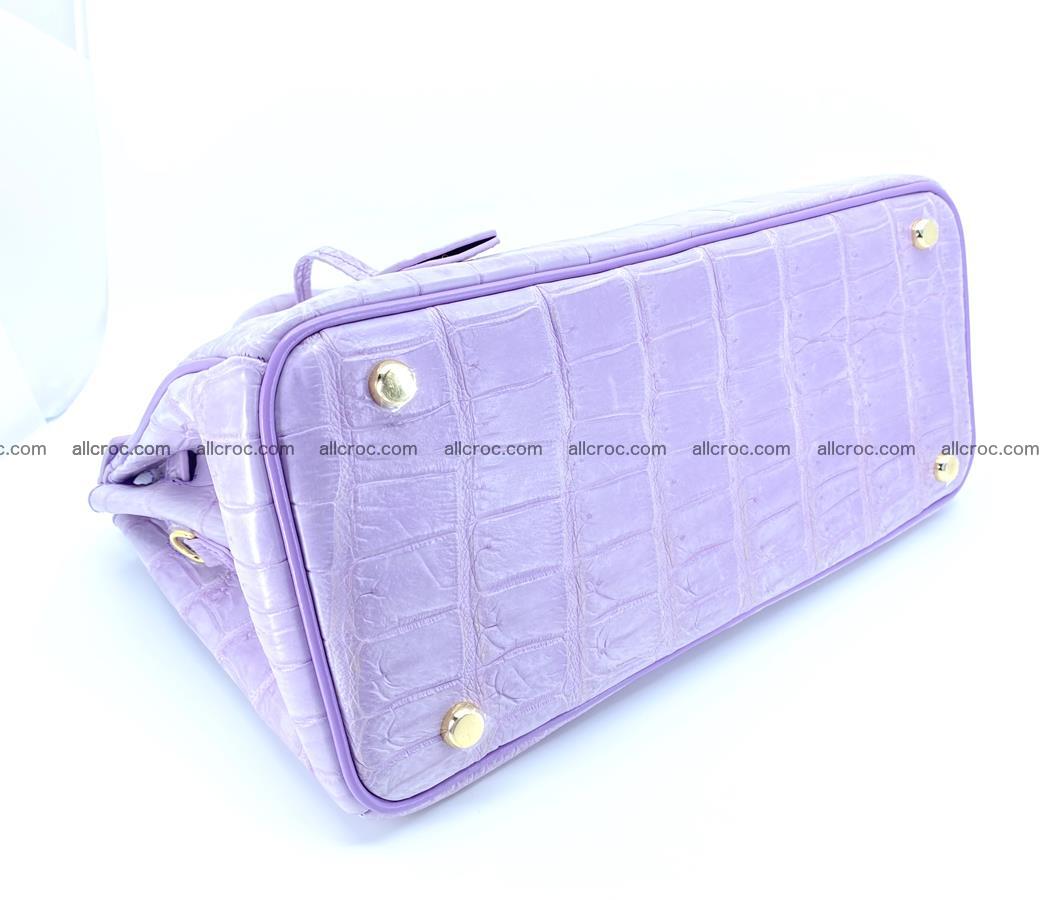 Crocodile skin women's handbag 1328 Foto 12