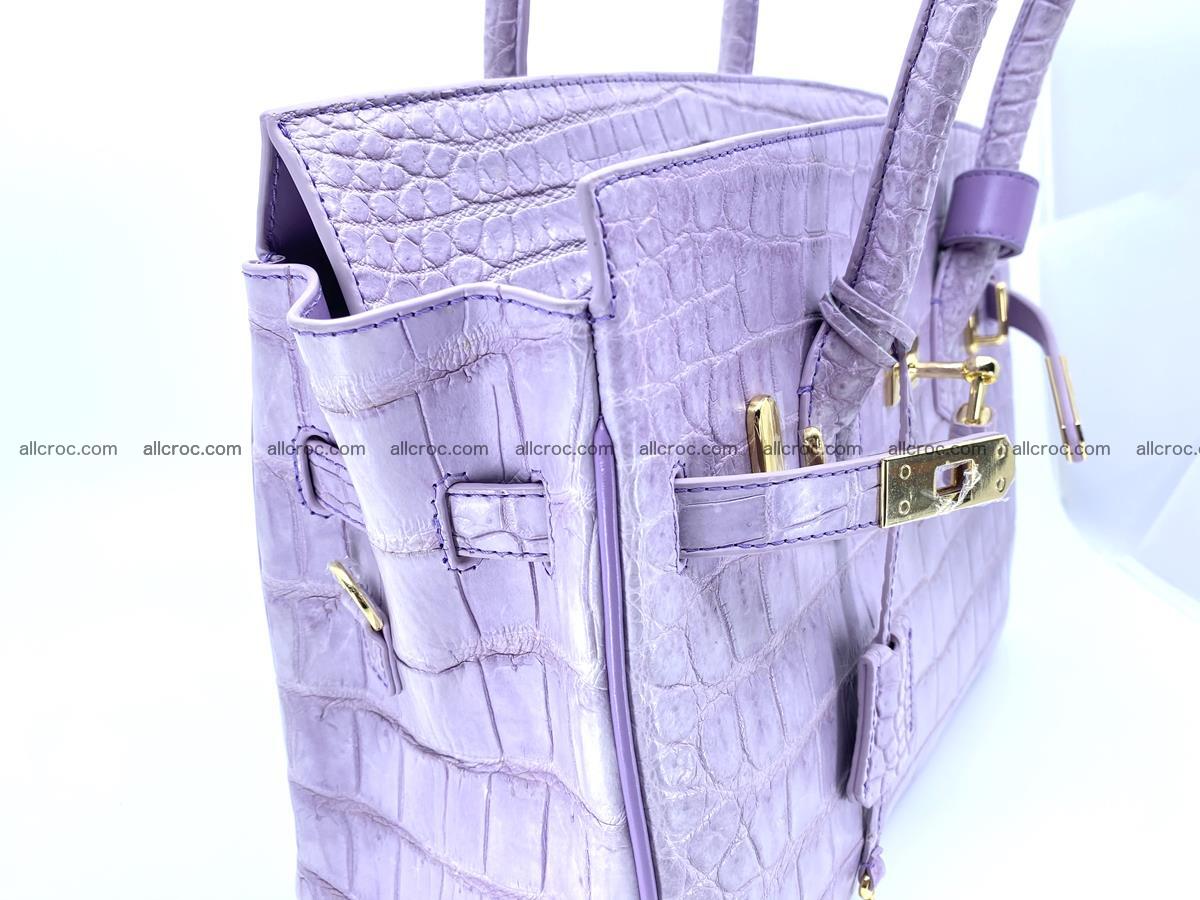 Crocodile skin women's handbag 1328 Foto 15