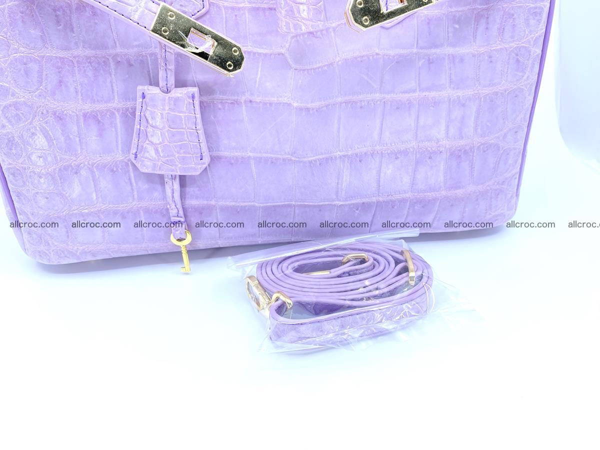 Crocodile skin women's handbag 1328 Foto 16