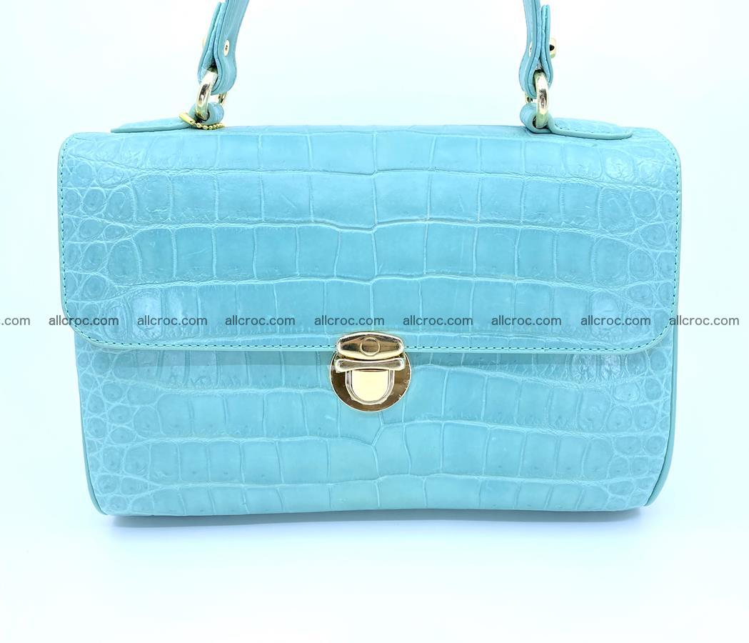 Crocodile skin women's handbag 1329 Foto 1