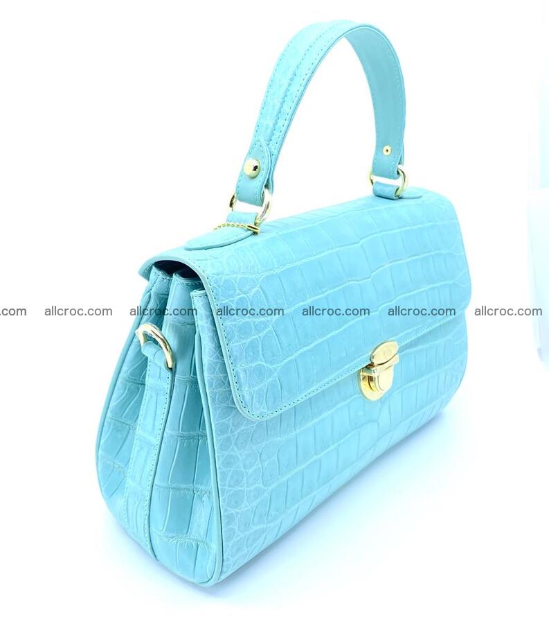 Crocodile skin women's handbag 1329 Foto 2