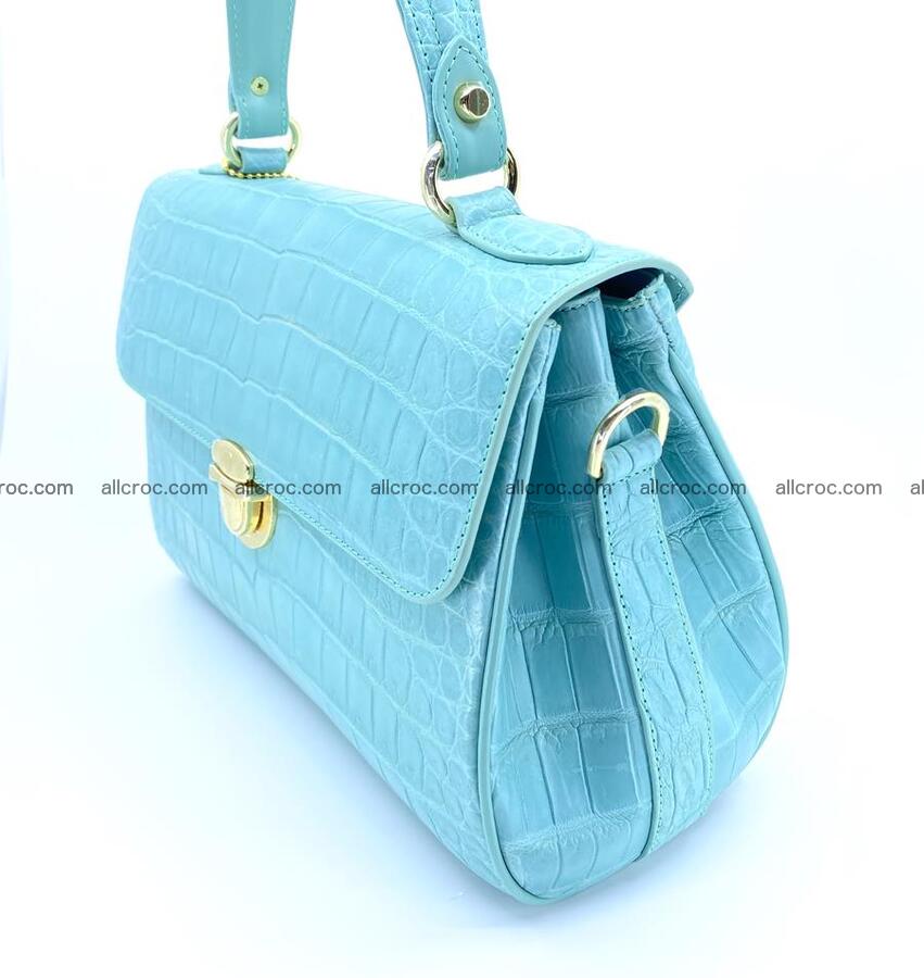 Crocodile skin women's handbag 1329 Foto 3