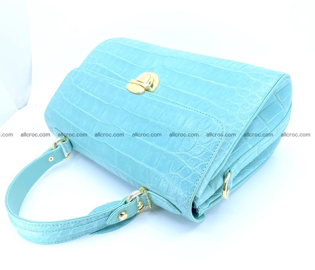 Crocodile skin women's handbag 1329 Foto 11
