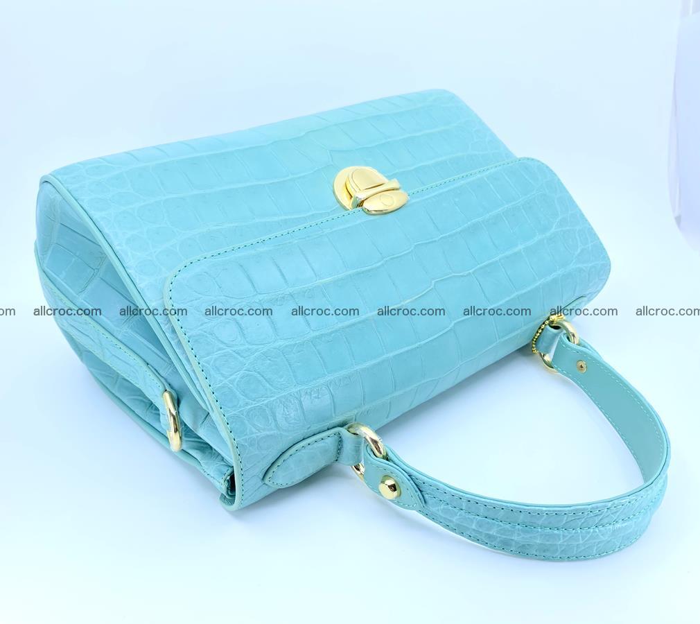 Crocodile skin women's handbag 1329 Foto 4