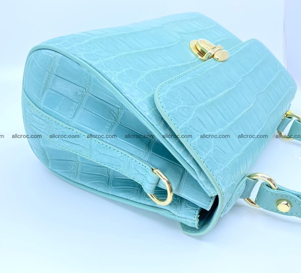 Crocodile skin women's handbag 1329 Foto 14