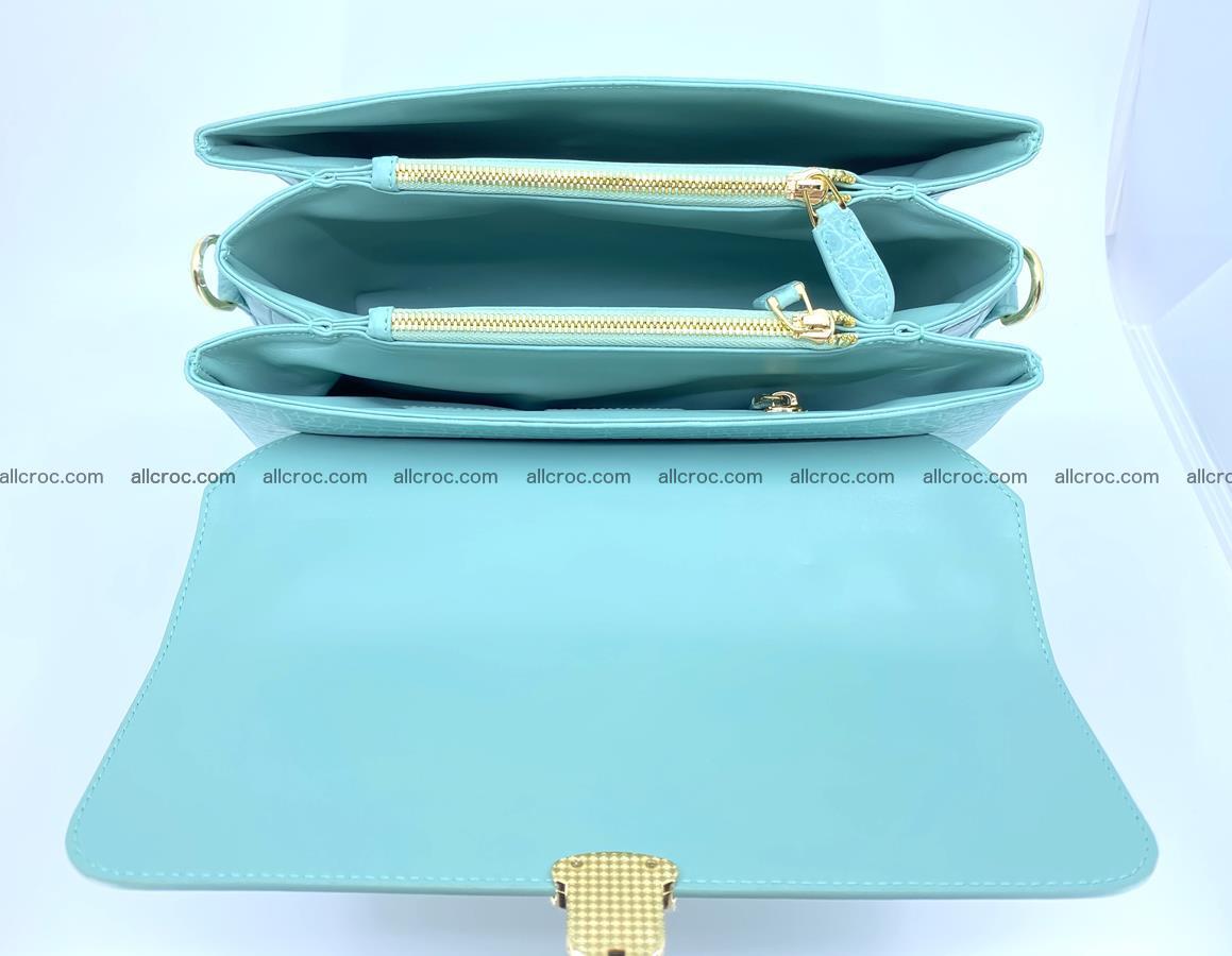 Crocodile skin women's handbag 1329 Foto 18