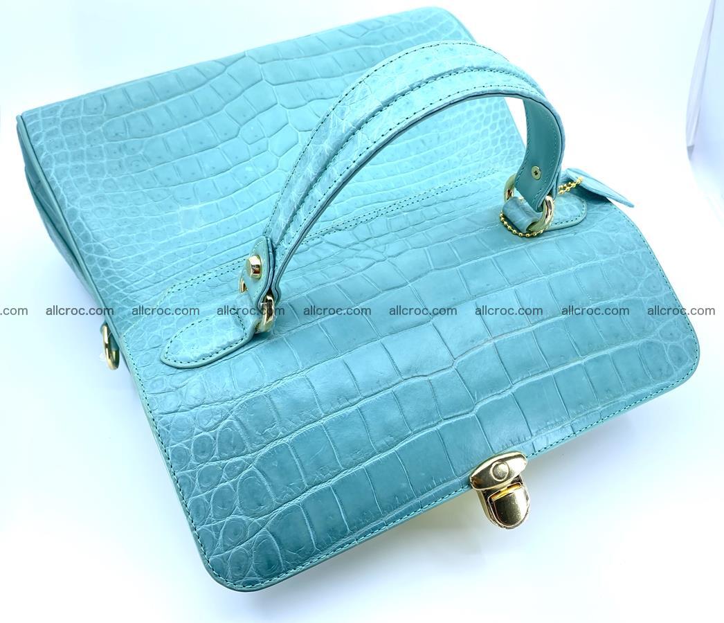 Crocodile skin women's handbag 1329 Foto 15
